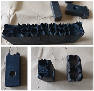 Stahlstempeltypen für Gesos