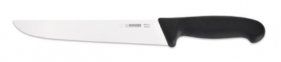 Putzmesser mit breiter Form und schwarzem Kunststoffgriff