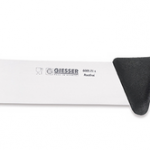 Putzmesser mit englischer Form und schwarzem Kunststoffgriff